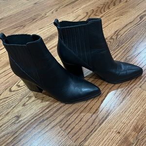 Marc Fisher LTD Alva Ankle Boots | Pointed Toe | Block Heel